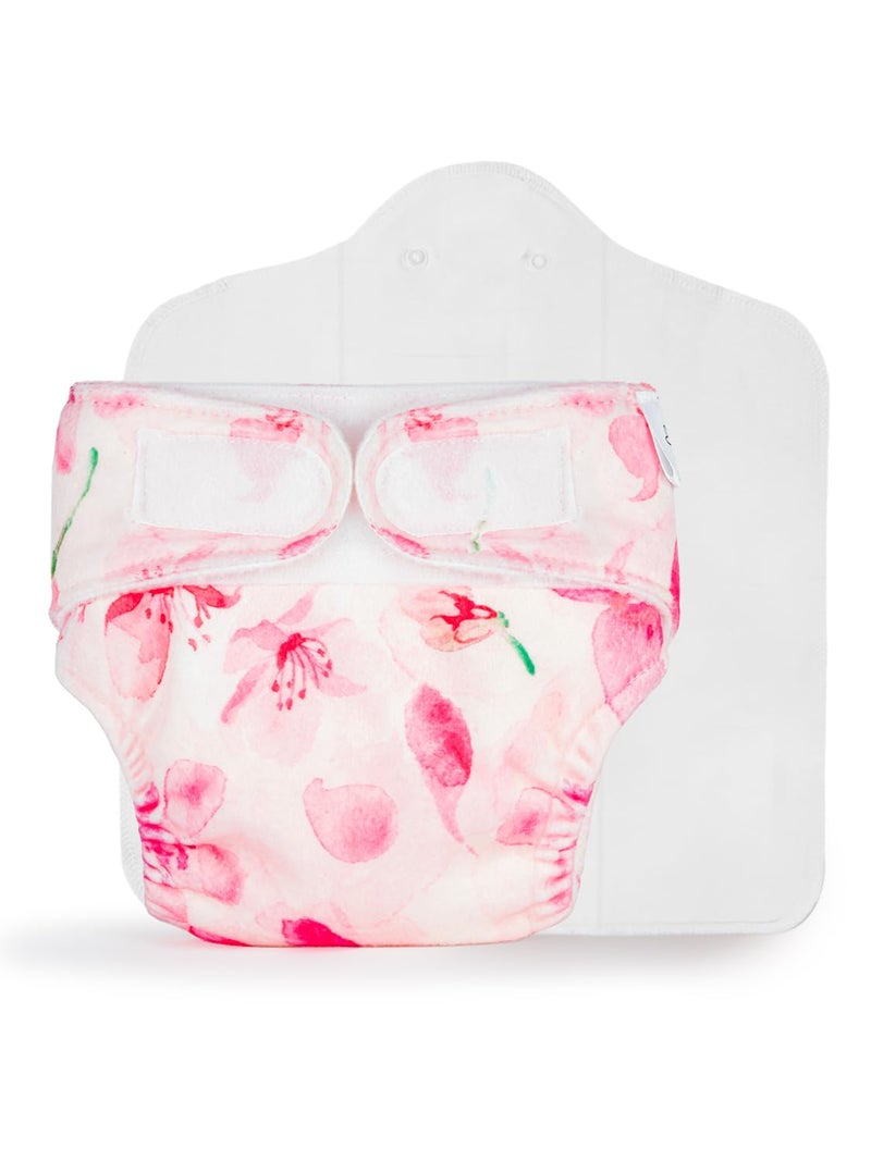 SuperBottoms Newborn UNO Premium Cloth Diaper with Insert (0 to 3m) | Washable & Reusable Diaper with Organic Cotton Pad | Superior Absorption | Waterproof | SuperDryFeel™ Layer | Super Soft & Gentle - Image 1
