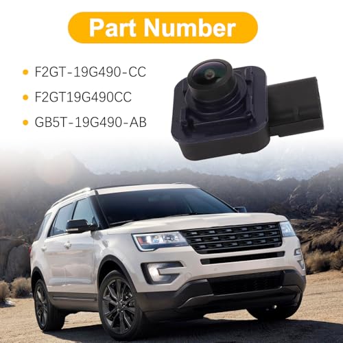 HLUCHY Rear View Camera GB5T19G490AB F2GT19G490CC Replacement for Ford Explorer 20162019 - Image 3