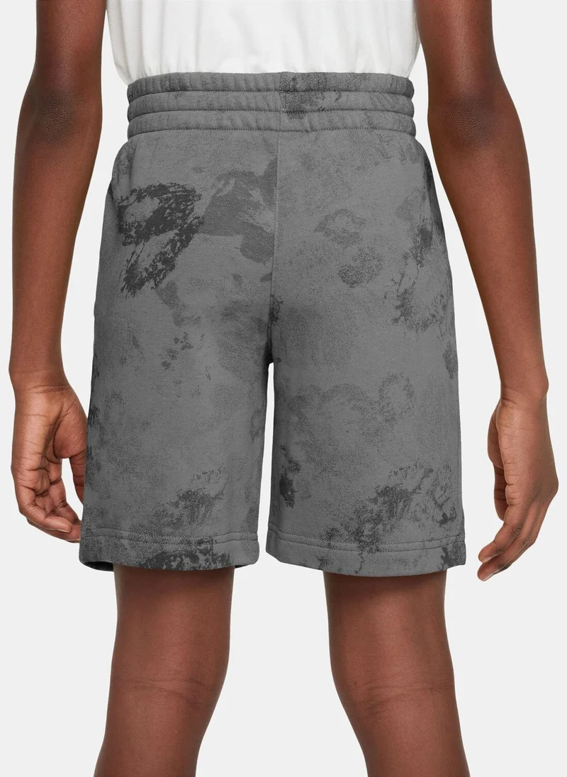 نايكي Kids' Sportswear Club Fleece Shorts