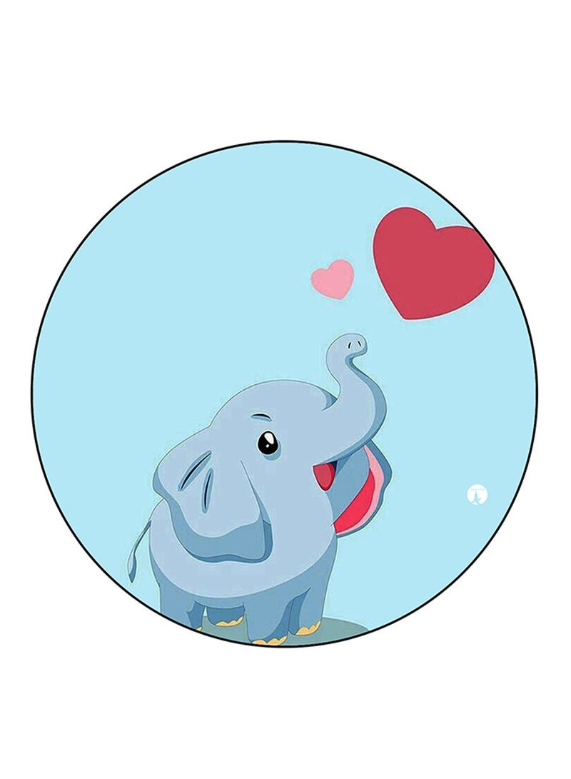RKN An Elephant Printed Mouse Pad  Multicolour