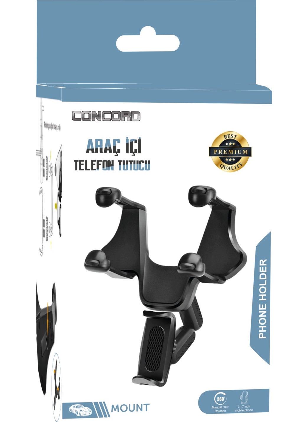 CONCORD CH-114 In-Car Phone Holder  - Image 3