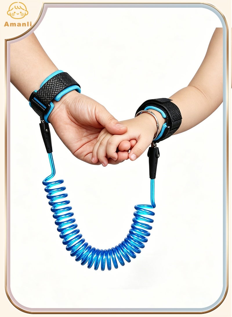 Amanli Baby Kids Safety Anti-lost Strap Walking Harness Toddler Wrist Band Leash Belt,1.5 meter - Image 1