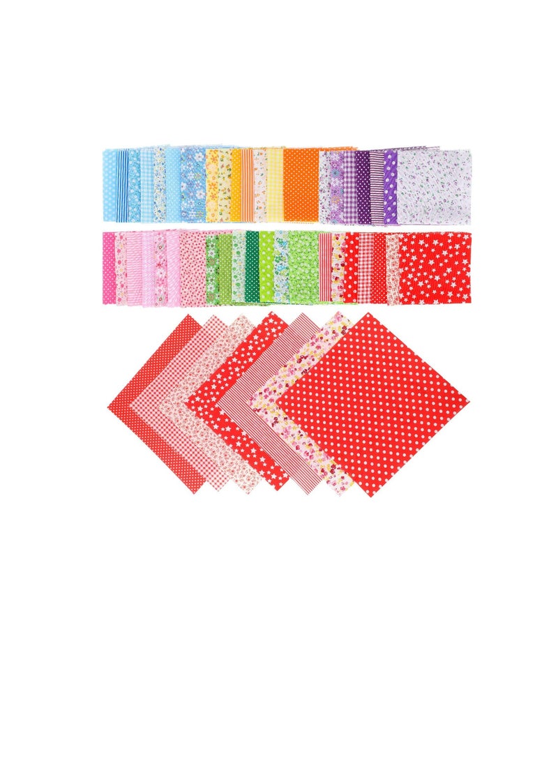 SYOSI 42 Pieces Quilting Fabric Squares Sheets Cotton Fabric Bundle Squares Patchwork 9.5 x 9.5 Inch Pre-Cut Quilt Squares for DIY Crafts Sewing Quilting  - Image 1