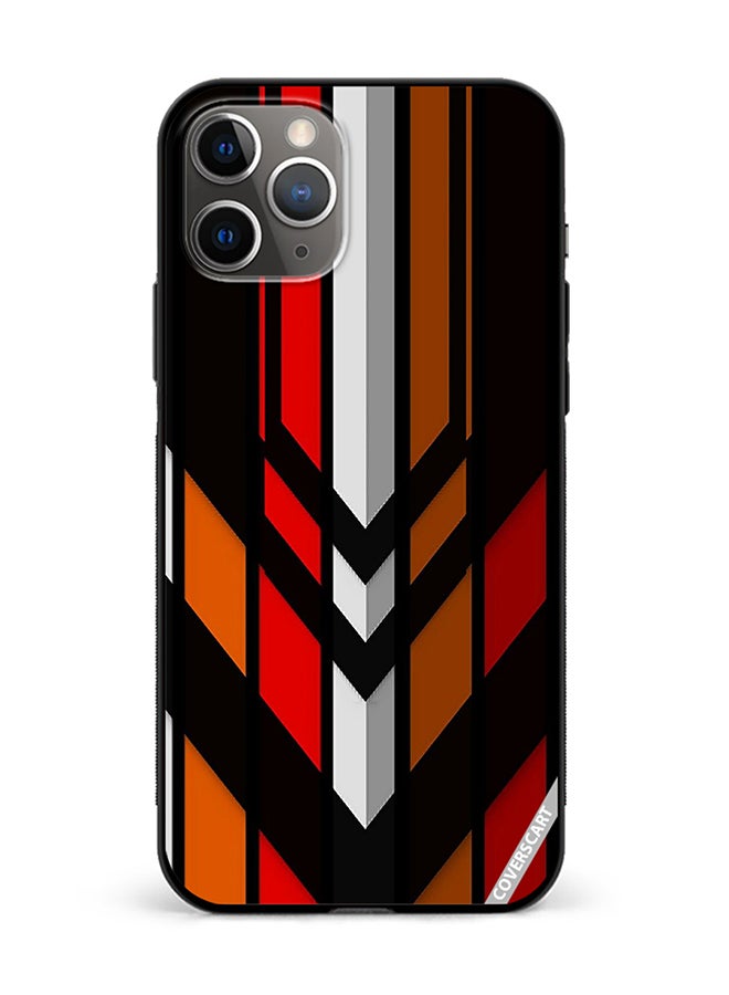 Protective Case Cover For Apple iPhone 11 Pro Max Abstract Design Multicolour