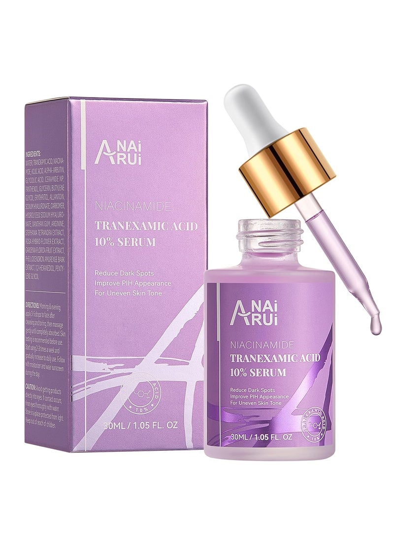ANAI RUI - ANAI RUI 10 Tranexamic Acid Serum With NiacinamideKojic acid ArbutinCeramide for Uneven Skin Tone 105 FLOz - Image 1