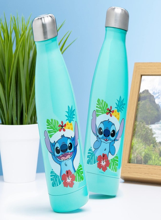 Paladone Disney Lilo and Stitch Official Licensed 15oz Metal Water Bottle with Screwtop Lid, Kids Reusable Stainless Steel Canteen, Insulated Tumbler - Lilo and Stitch Gift Insulated Tumbler - Image 4
