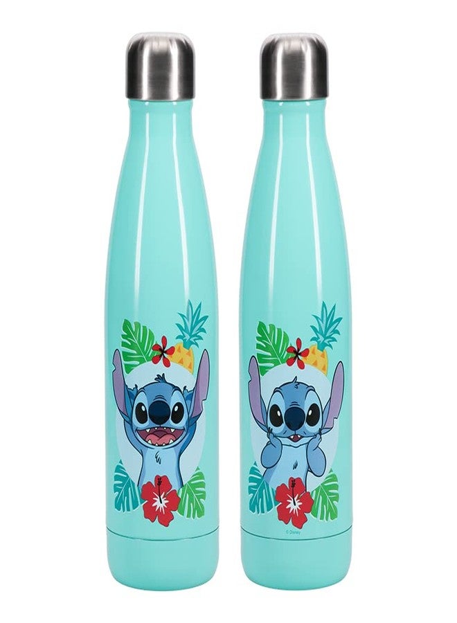 Paladone Disney Lilo and Stitch Official Licensed 15oz Metal Water Bottle with Screwtop Lid, Kids Reusable Stainless Steel Canteen, Insulated Tumbler - Lilo and Stitch Gift Insulated Tumbler - Image 3