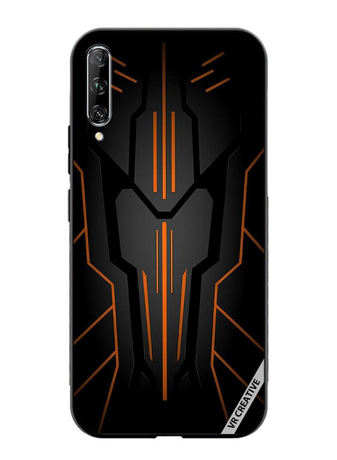 VR CREATIVE غطاء حماية لهاتف هواوي نوفا Y9S بتصميم سرك الأسود متعدد الألوان - Image 1