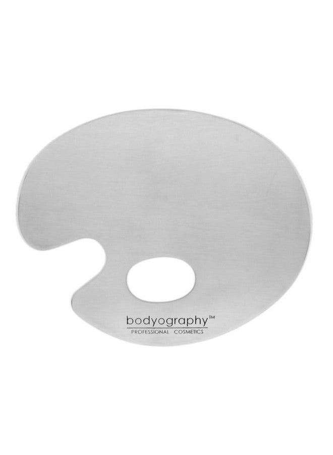 Bodyography لوحة فنان من الفولاذ المقاوم للصدأ، لوحة خلط أنيقة وسهلة التنظيف وصحية - Image 1