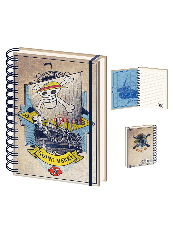 Spiral Printed Notebook Elastic Closure