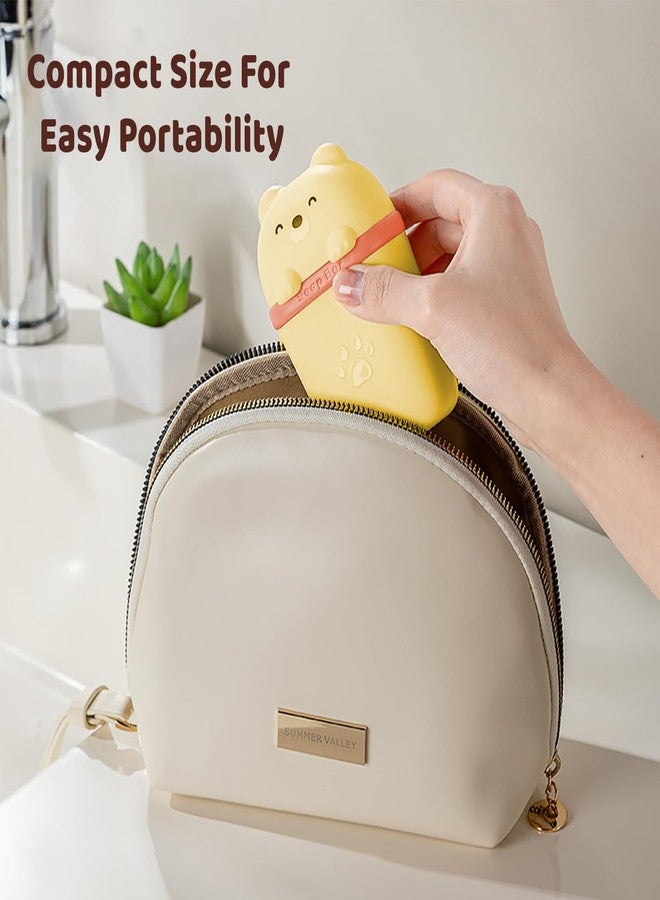 Dancepanda Soap Dish for Shower,Bar Soap Holder Travel Case,Travel Soap Case(Cartoon Bear Design) - Image 5
