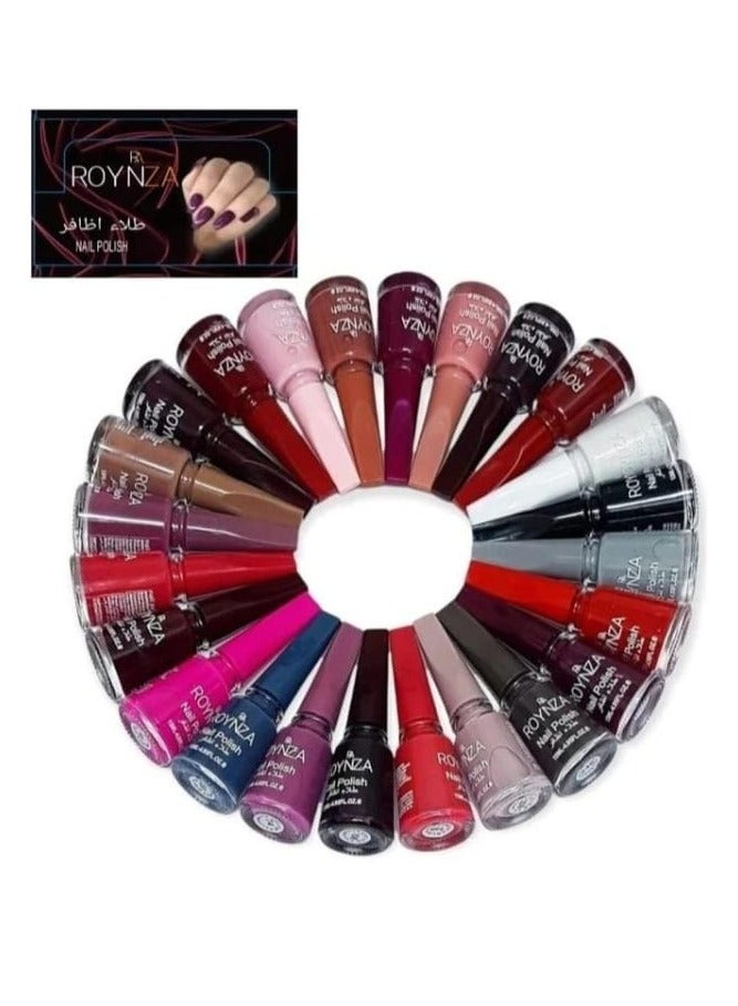 روينزا طقم طلاء أظافر يحوي 24 قطعة متعدد الألوان