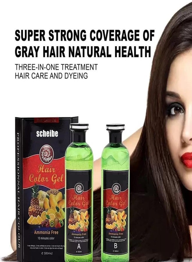 Scheibe Hair Color Gel, Ammonia Free, 10 Minutes Color, 500ml x 2 - Image 5