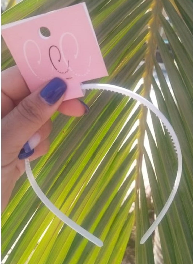 Simple White Hair Headband