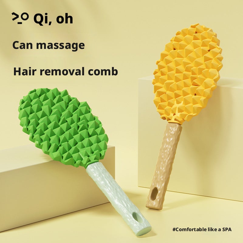 Qio Pet Durian Massage Brush for Cat Hair Removal - Image 1