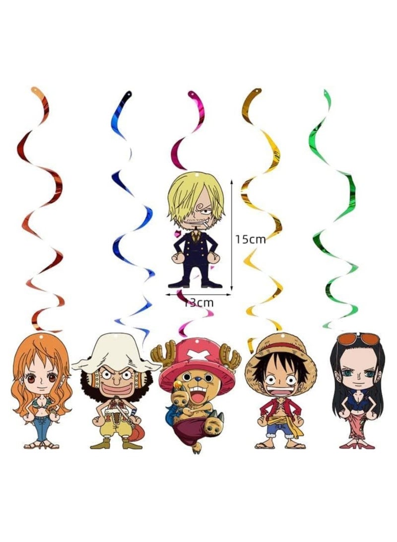 general Anime Birthday Decorations Party Supplies Party Gifts include Happy Birthday Banners, Cake Decorations, Balloons, Cake Decorations, Anime Decorations for Teens for Men - Image 2