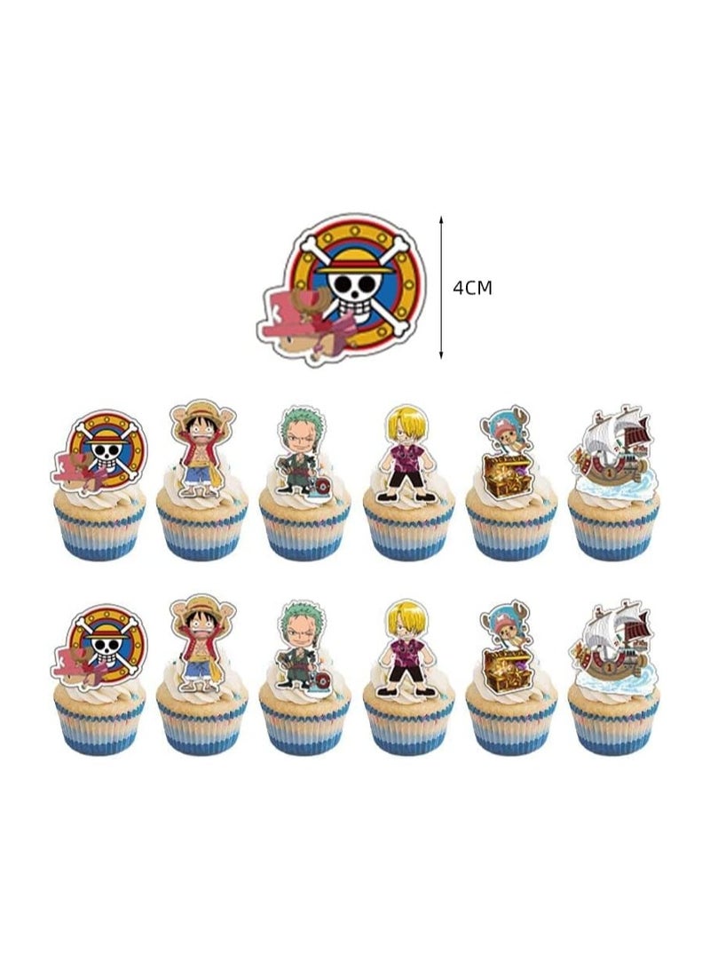 general Anime Birthday Decorations Party Supplies Party Gifts include Happy Birthday Banners, Cake Decorations, Balloons, Cake Decorations, Anime Decorations for Teens for Men - Image 4