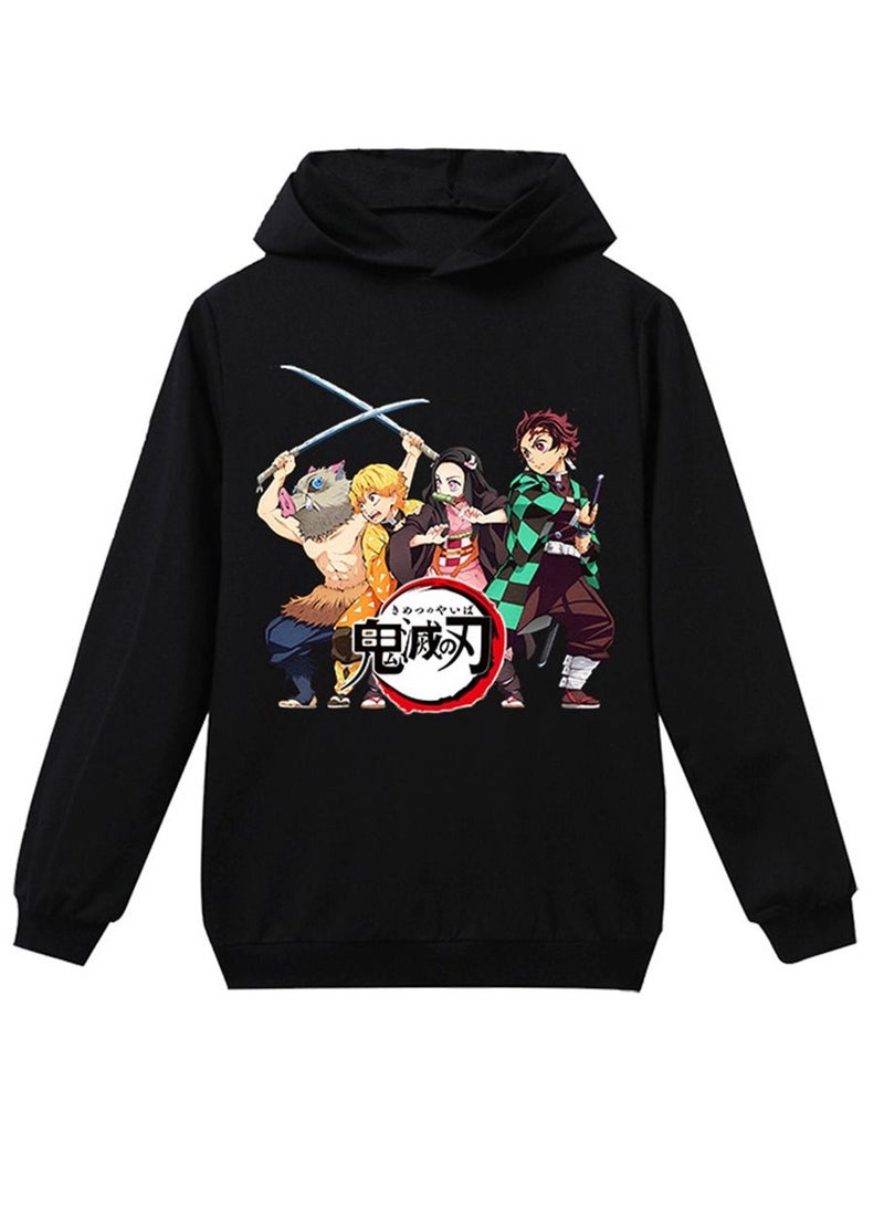 general Demon Slayer Hoodie Sweatshirts Tops Shirt for Kids children Boys Girls
