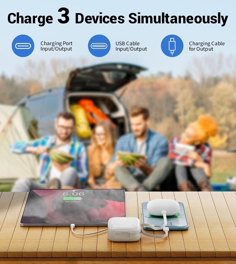 TONEOF Tonyov 22.5W USB Power Bank with 3 Ports for iPhone, Samsung & Android Devices - Image 5