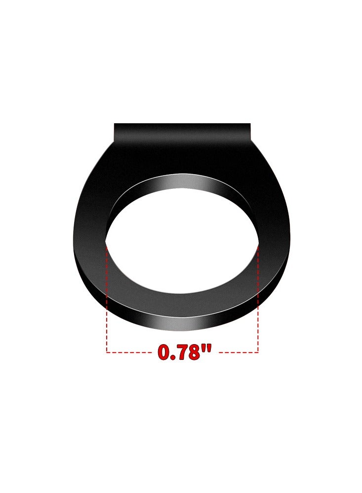 Cobest Truck Tie-Down Anchors  Stainless Steel Lashing Rings with Black Powder Trailers Hook Cargo Bolt for Dirt Bike Motorcycle Trailer Pickup Truck Camper(10 PackÔºâ - Image 2