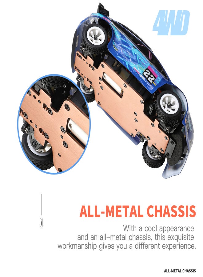 WLtoys 284010 Remote Control Car 1/28 2.4GHz 30KM/H High Speed Remote Control Race Car Kids Gift RTR with Metal Chassis - Image 3