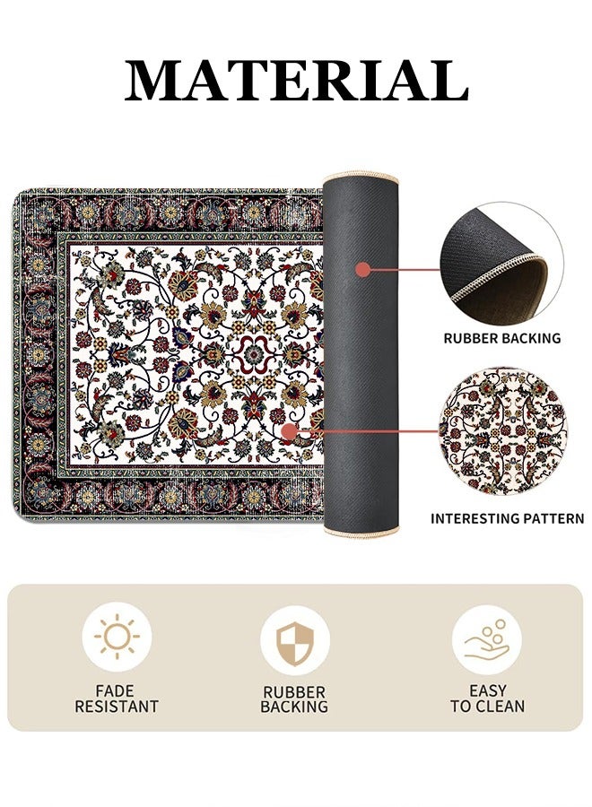 2 PCS Kitchen Floor Mats Rugs Set, Cushion Floor Carpet, Waterproof, Oil Resistant and Anti-Fatigue PU Standing Mat for Kitchen, Floor, Office, Sink, Laundry 45*75CM+45*120CM - Image 2