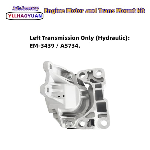 Yllhaoyuan Engine Motor Mount Set 3Pcs Compatible with Explorer 2011 2012 2013 2014 2015 3.5L NA Engine Automatic Trans A5635 A5663HY A5734 3255 3392 3439 - Image 4