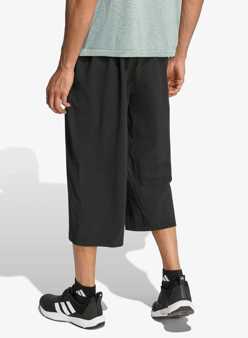 اديداس بنطال WORKOUT ESSENTIALS FLEX WOVEN 3/4