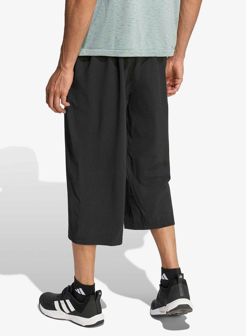Adidas WORKOUT ESSENTIALS FLEX WOVEN 3/4 PANT - Image 2