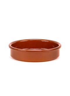 Regas Spanish Round Clay Dish Handmade Mud Multipurpose Kitchen Dining Tableware Natural Mud Pot Brown Color 6Pc Set  - Image 4