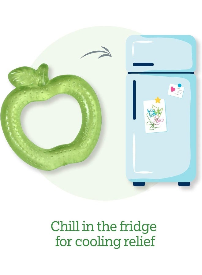 green sprouts Cooling Teether (One Size, Pink Strawberry) - Image 4