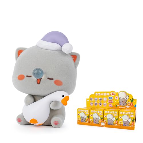 BEEMAI Mitao Cat Love is Like A Peach Series 8PCs Set of 8 No Repeat Blind Box Random Design Cute Figures Collectible Toys Birthday Gifts - Image 1
