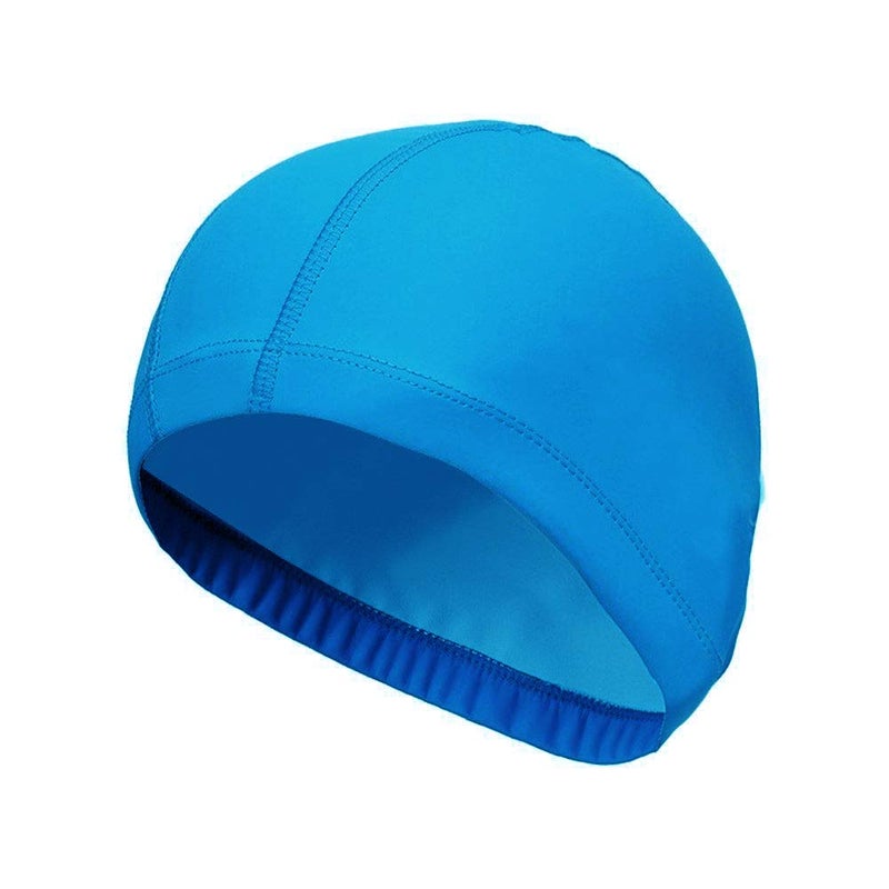 SUNTRADE 4-Pack Man Women Pure Color Nylon Spandex Fabric Swim Cap Swimming Cap Bathing Cap - Image 5