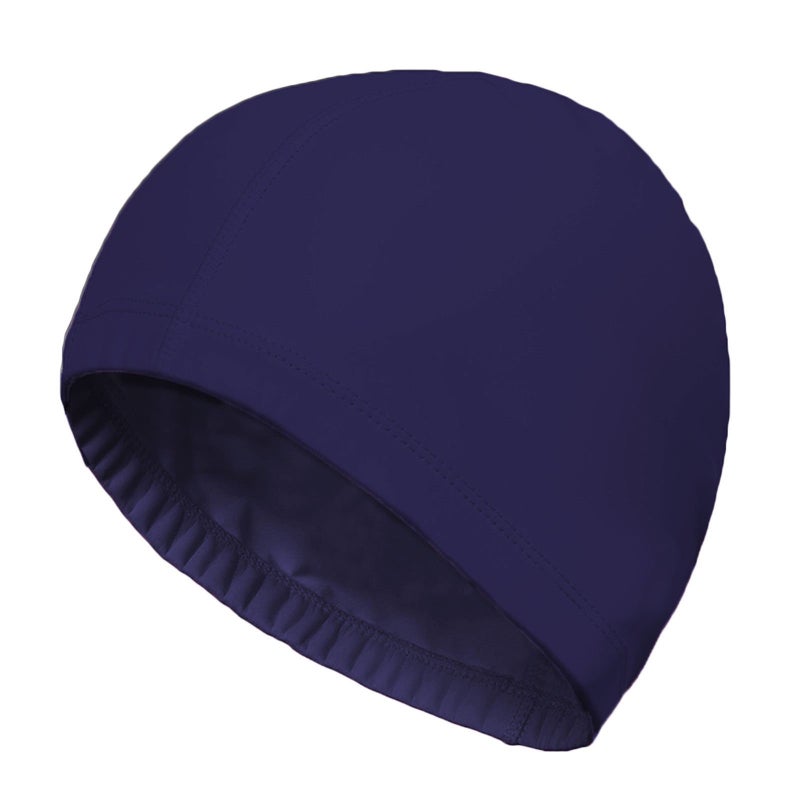 SUNTRADE 4-Pack Man Women Pure Color Nylon Spandex Fabric Swim Cap Swimming Cap Bathing Cap - Image 3