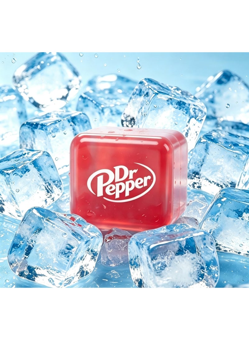 Dr Pepper Nice Cube Squishy Fidget Toy - Red Scented Stress Relief Cube, Suptid Squish Texture, Collectible Sensory Toy for Kids & Adults, 3+