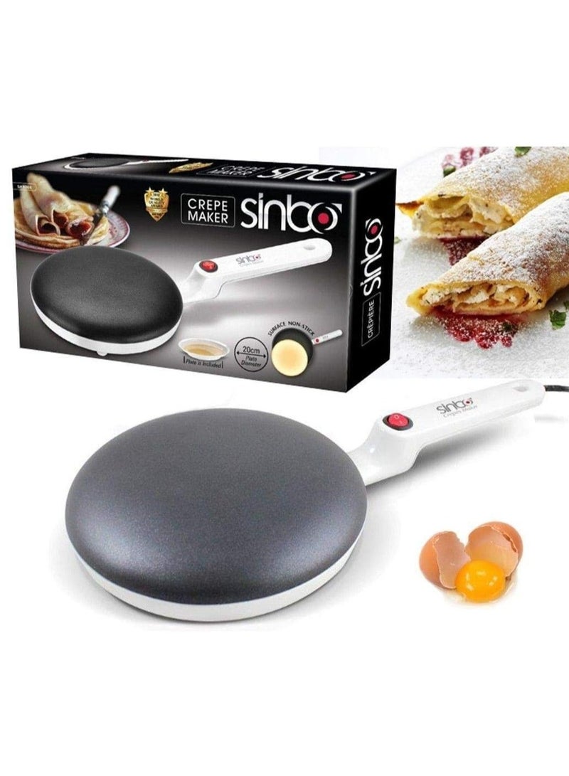 Sinbo Electric Crepe Maker With Auto Power Off, Portable Crepe Maker & Non-Stick - Image 3