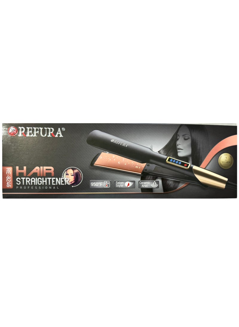 Ceramic Hair Straightener Temperature Setting Upto 950 Degree Fahrenheit Black RE-8246 - pzsku/Z6C5F37177F8FBD53C8FAZ/45/_/1720371310/98b45c91-9d2a-43f2-830a-0735f8c352a6