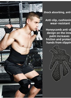 REXCHI Fitness weightlifting non-slip gloves breathable thin sports gloves  - Image 5