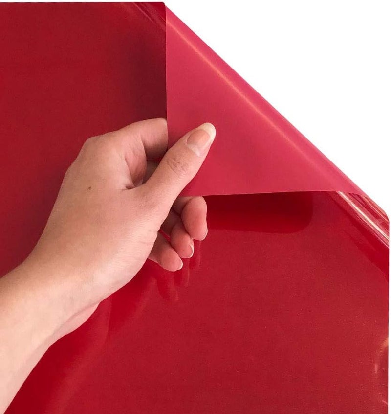SISER EasyWeed HTV 11.8" x 3ft Roll (Red) - Iron On Heat Transfer Vinyl - Compatible with , Cricut and Silhouette Cutters - Layerable - CPSIA Certified - Image 2
