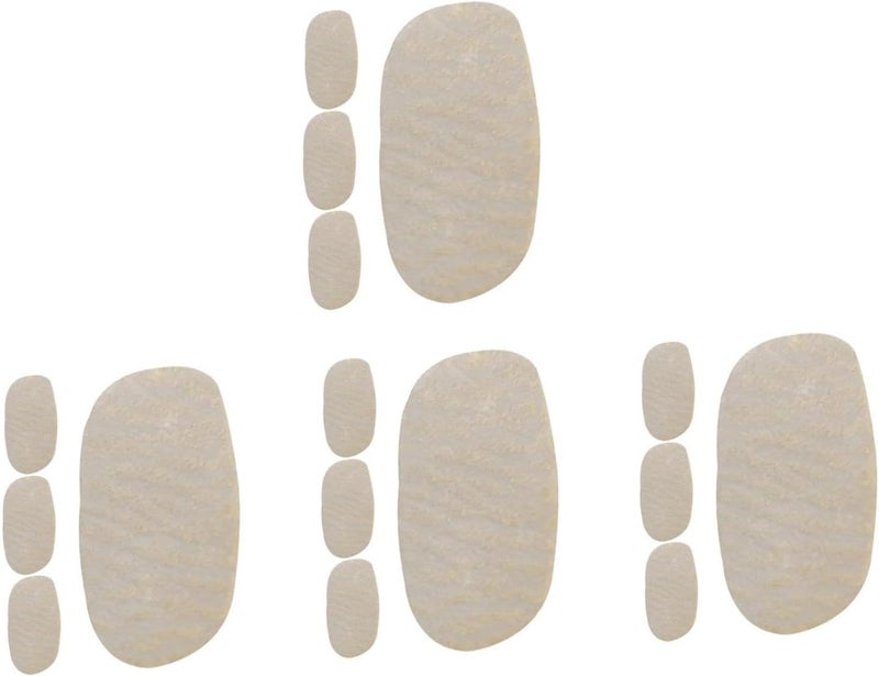 Abaodam 4sets Viola Bridge Pads String Pads for Violin Sheepskin Leather Violin Viola String Protectors 4pcs*4 - Image 1