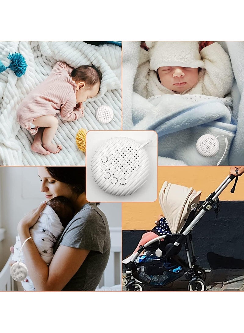 general White Noise Machine, 10 Soothing Nature Sounds Therapy Portable Sleep Sound Machine, Mini Sound Machine for Baby Kids Adults, USB Rechargeable Baby Sleep Machine with 3 Timer Memory Functions - Image 3