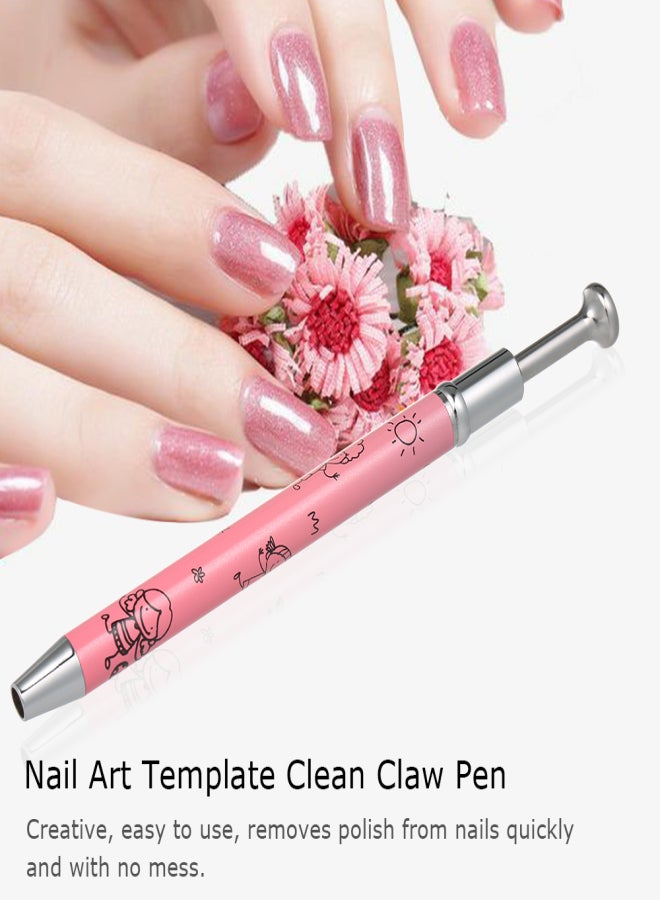 Nail Art Template Clean Claw Pen Stamping Plates Saver Cotton Cleaning Picker Tool Metal Polish Gel UV Remover Manicure - Image 3