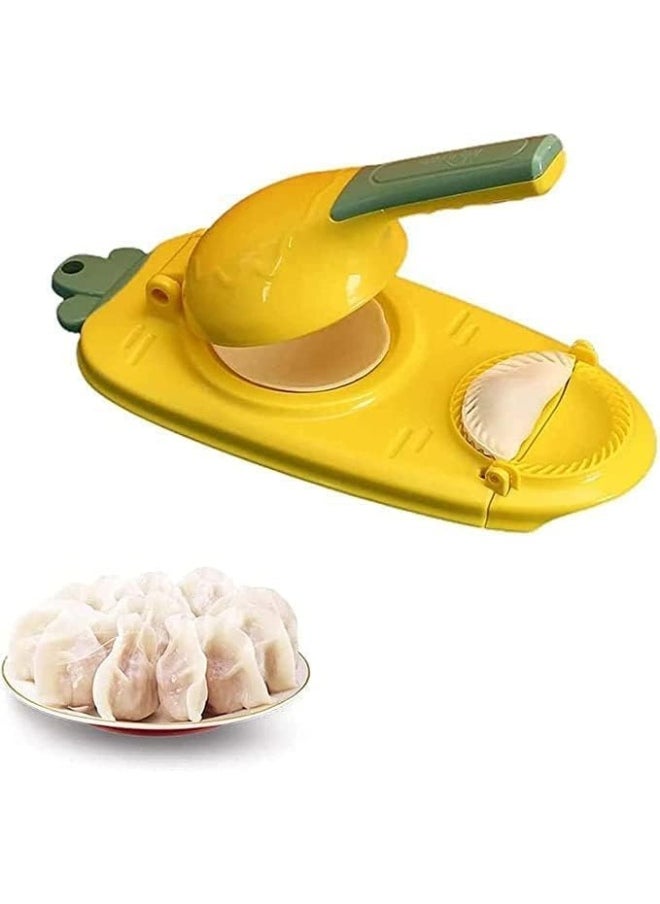 Generic - SUPAAR 2 In 1 Dumpling Maker, Dumpling Skin Maker Dumpling Mould, Kitchen Dumpling Making Tool with Stuffing Spoon, Multi-function DIY Manual Dumpling Press Molds Set - Image 1