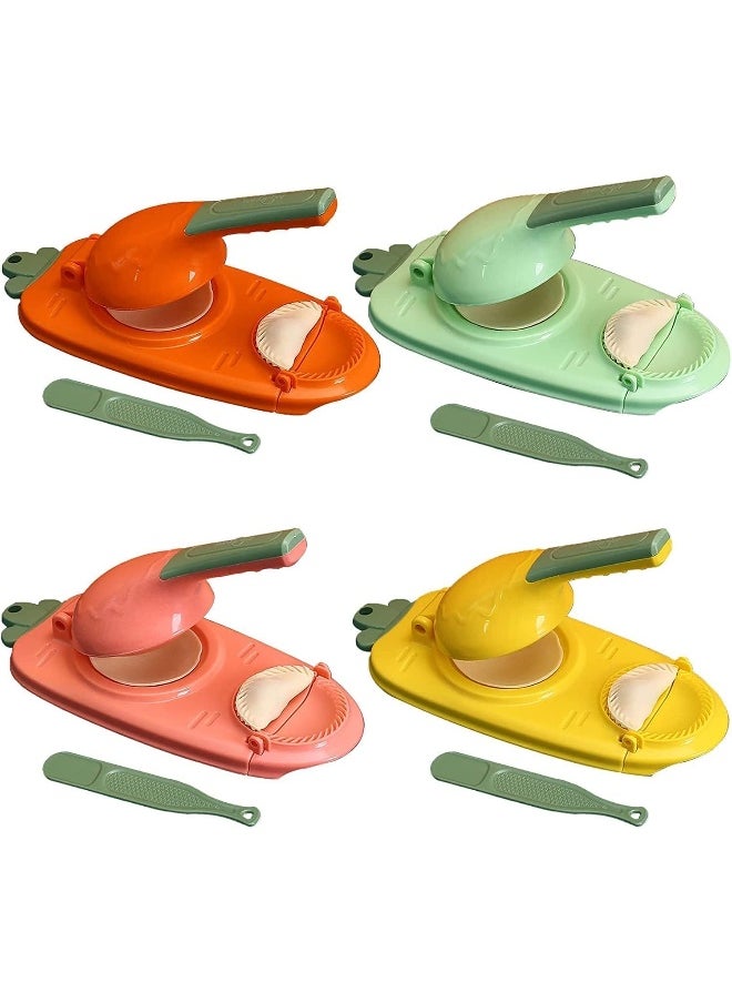 Generic - SUPAAR 2 In 1 Dumpling Maker, Dumpling Skin Maker Dumpling Mould, Kitchen Dumpling Making Tool with Stuffing Spoon, Multi-function DIY Manual Dumpling Press Molds Set - Image 1