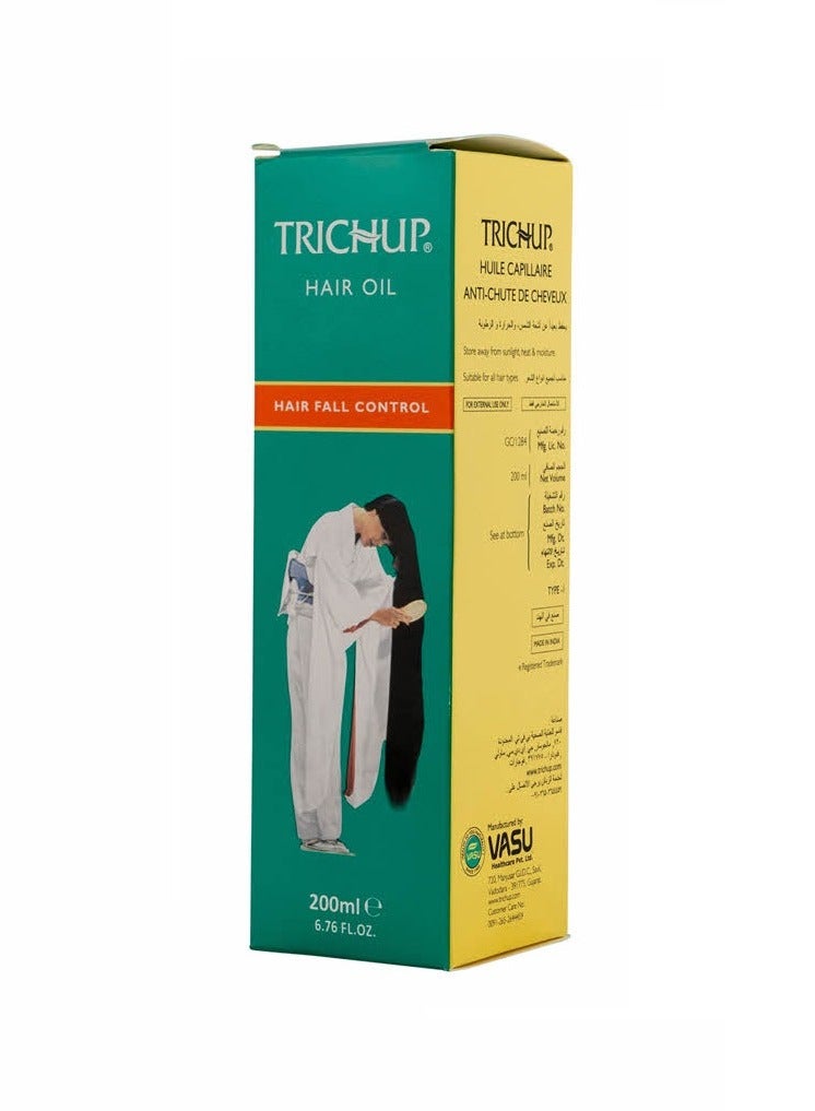 Trichup Hair Oil – Makes Hair Look Thicker – Herbal Formula for Volume & Growth – 200 ml