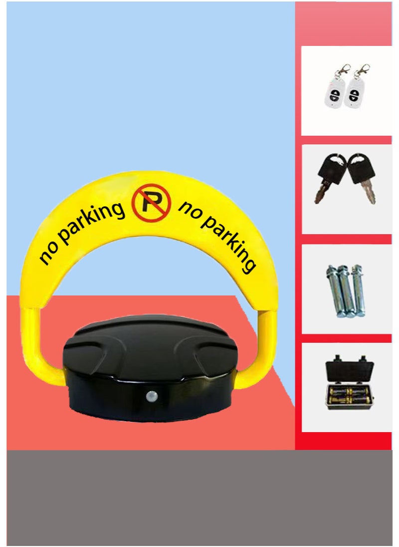 Generic Smart remote control parking lock with collision alarm, 6 kg, prevents others from occupying parking spaces  - Image 1