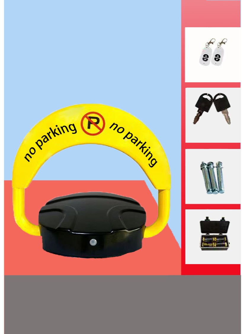 Intelligent remote-controlled parking lock, parking barrier, no parking, parking post, with collision alarm function to prevent others from occupying parking spaces.