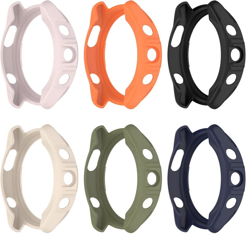 لوكيكي غطاء حماية متوافق مع Garmin Forerunner 965، غطاء حماية من TPU متوافق مع Garmin Forerunner 965 (TPU أسود) - Image 5