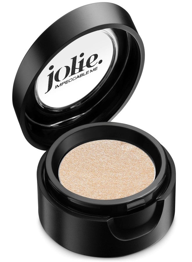 JOLIE. IMPECCABLE ME Jolie Cosmetics Powder Pressed Metallic Eyeshadows - Cruelty Free, Vegan, Single Pan Eyeshadow 1.48g Base Neutrals (Prosecco)
