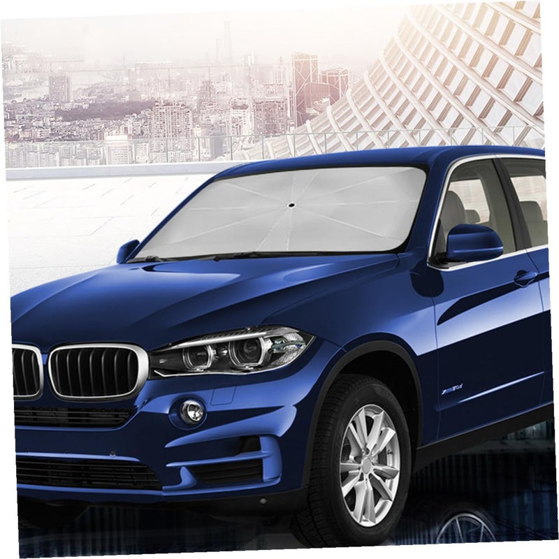 Foldable Front Windshield Sun Shade UV Heat Blocking Sunshade for Car - Image 5